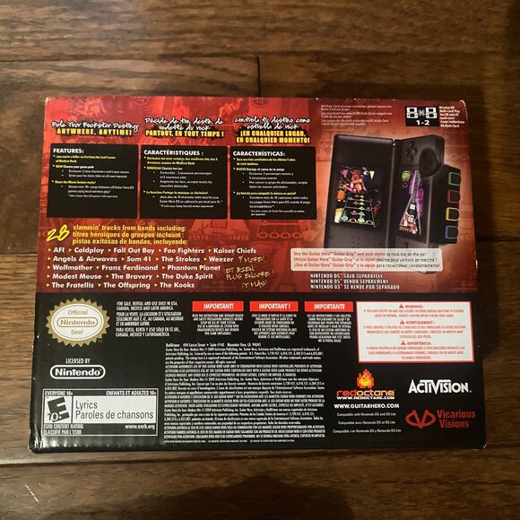 Guitar Hero: On Tour  Modern Hits Bundle (Nintendo DS, 2009) Includes Game - Picture 4 of 4